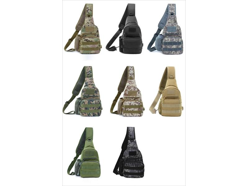 Outdoor Tactical Multi-Function Large-Capacity One-Shoulder Diagonal Chest Bag